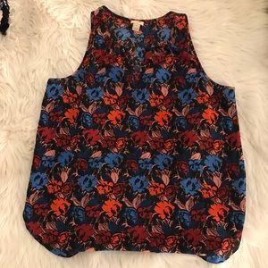 3/$35 Floral Print J. Crew Blouse